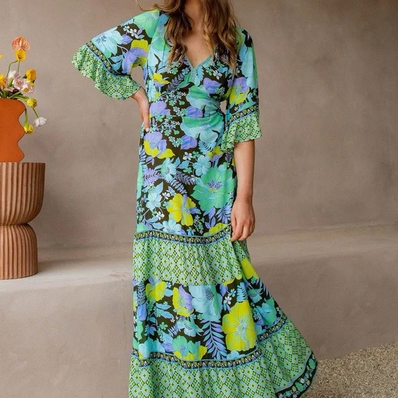 Nine Lives Bazaar Mila Maxi Dress - Picture 4 of 9